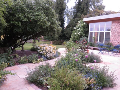 access to Garden studio over owners patio
