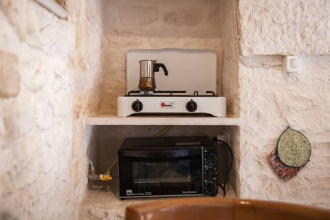 The cooking area.