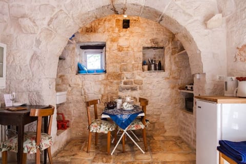Inside the trullo.