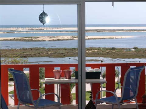 Terrace with view over the Sea