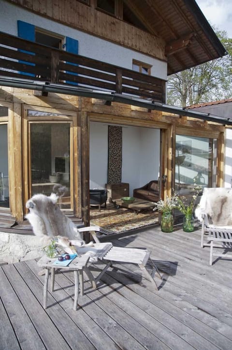 South side with patio