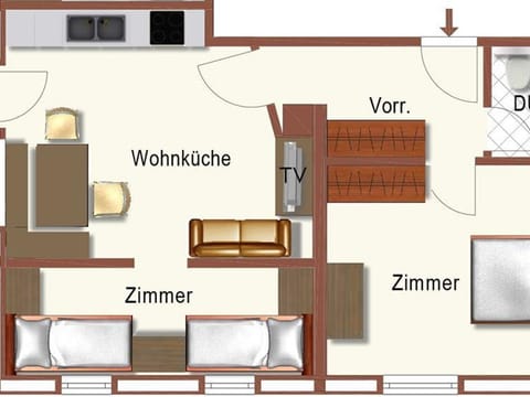 Apartment Hornblick with 2 bedrooms - Guggenhof Farm Stay in Salzburgerland