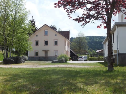 View from the north, the church on your right