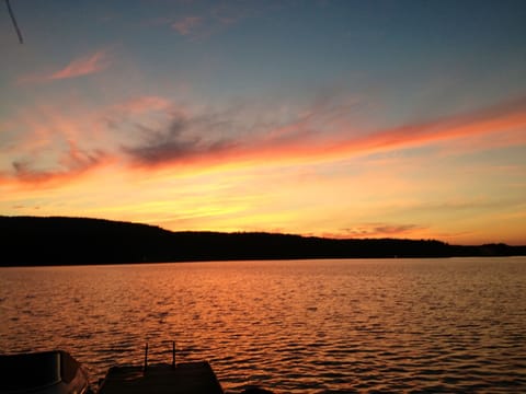 Sunset view from dock