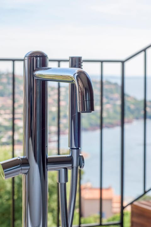 View from the bathtub, the master bedroom