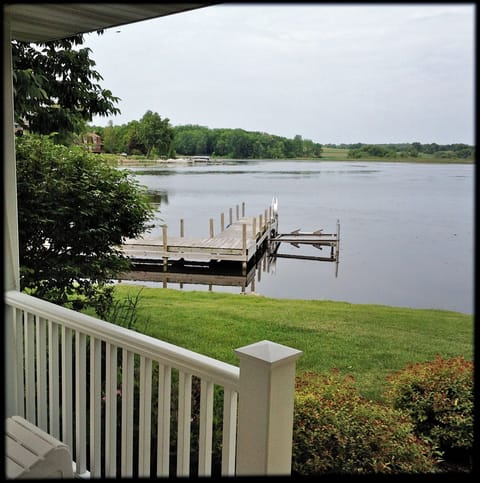 Over 300 ft. of waterfront on a secluded bay available to you.