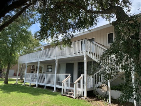Rear view of house from dock