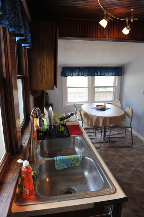 Kitchen from sink view.