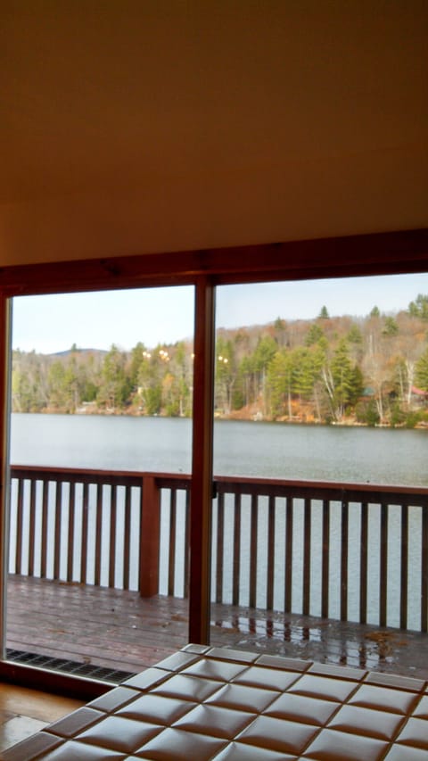 View from kitchen and living room