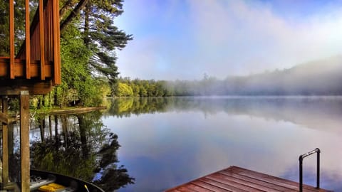 View from the cantilever dock and the main deck