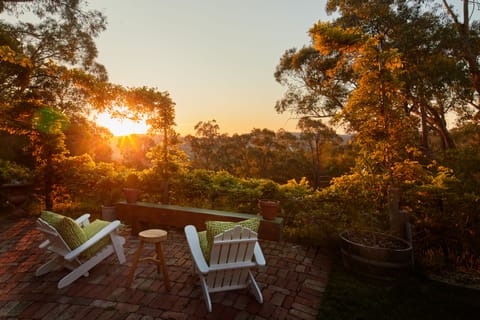 Sunset on the terrace