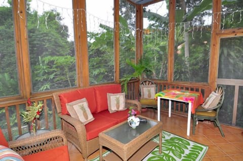 screened in porch/living room.
