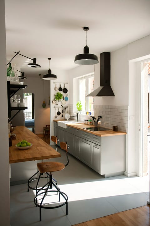 Just outside the kitchen there is an aromatic spices garden