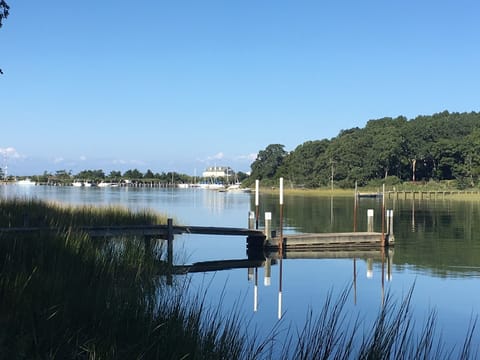 Waterfront view from the backyard