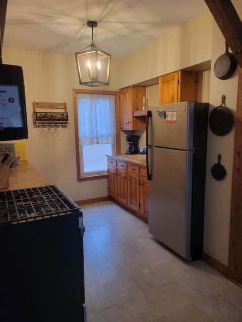 Yes we have a crockpot & lots of wine glasses!