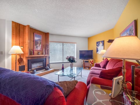 Living Room and Gas Fireplace