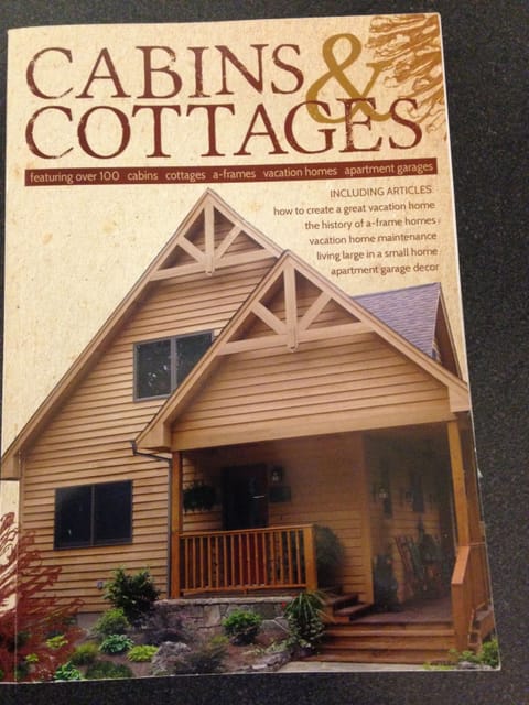 Featured on the cover of the  2015 edition of Cabins & Cottages