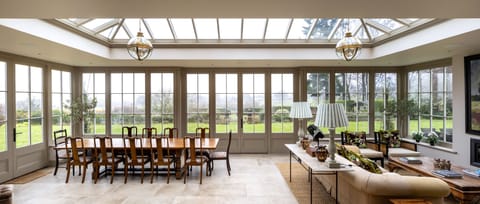Fabulous views over the Surrey Hills come rain or shine
