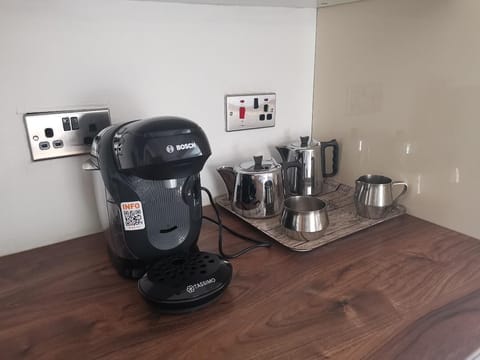 Bosch coffee machine in kitchen