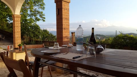 View from portico to Gran Sasso