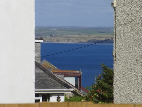 Sea view from kitchen and patio area