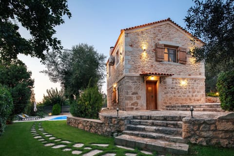 Private Stone Haven with Expansive Garden & Swimming Pool