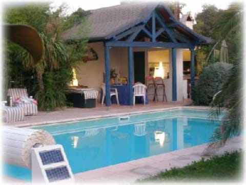 Private heated swimming pool - exotic garden 