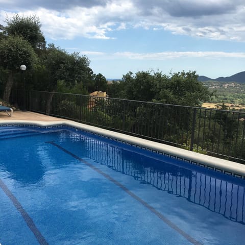 Sea view from the pool