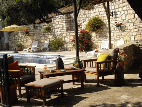 Beautiful  pool  with terrace