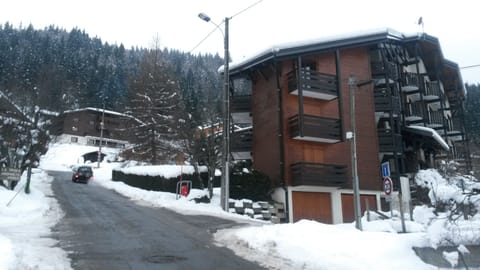 Top apartment over garage.
