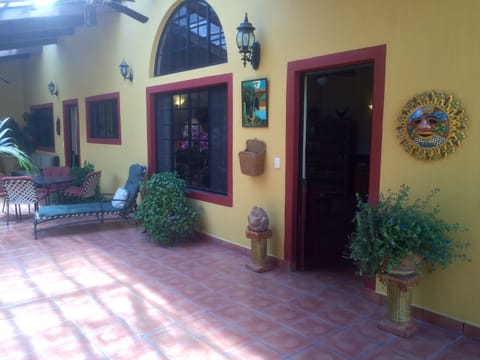 Casita patio entrances 
