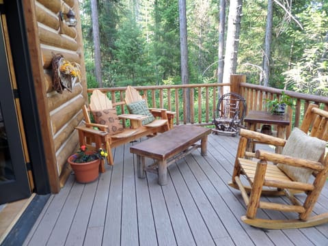 seating area on deck