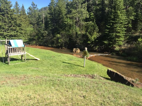 Your view while sitting on the swing!