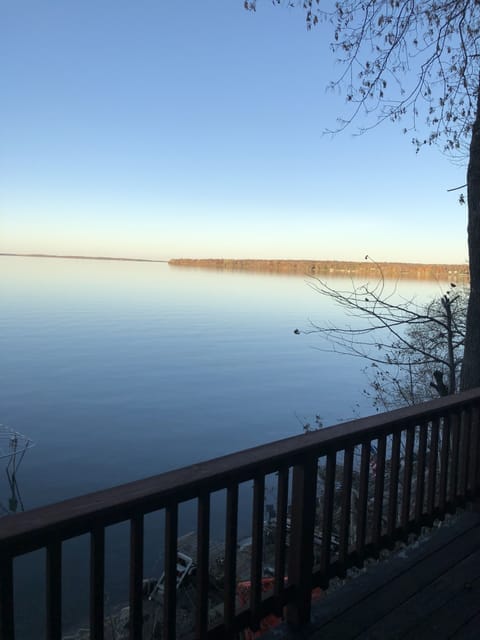 Lake view from deck of Diamond Point.