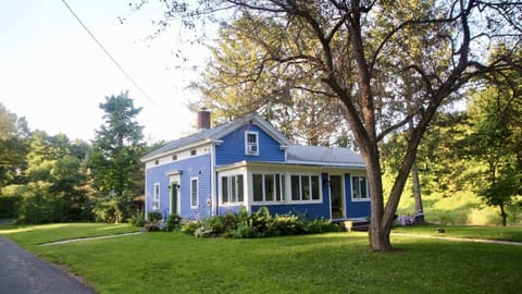 Blue House on the Bend
