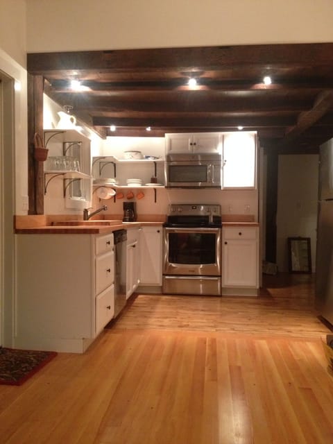 Kitchen opens to great room