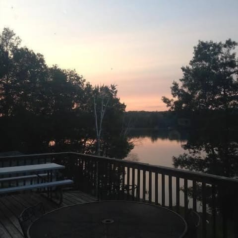 Evening view from the Balcony Deck