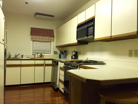 Fully stocked kitchen