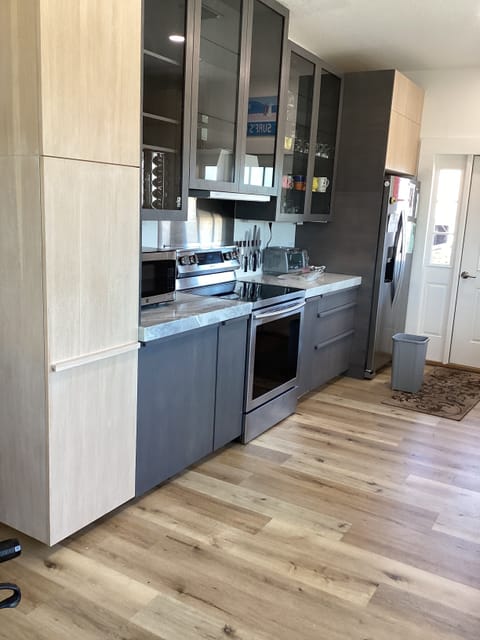 Kitchen view from dining room.