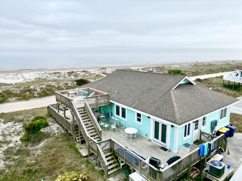 Looking east toward ocean.