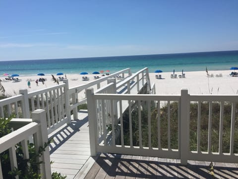 View of walkover from deck