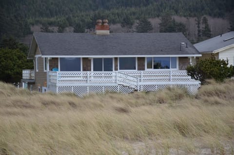 View of back side of home