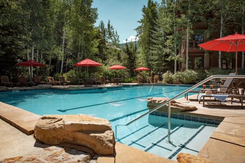 Year round access near home to heated pool and huge hot tub complex 