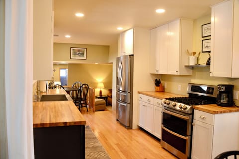 View of galley kitchen