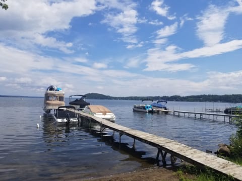 View from our private dock at the bottom of 8th St avaialable for boat docking