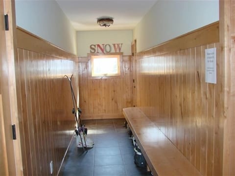 TIME TO SKI!! Get ready for the slopes in the ski hallway 