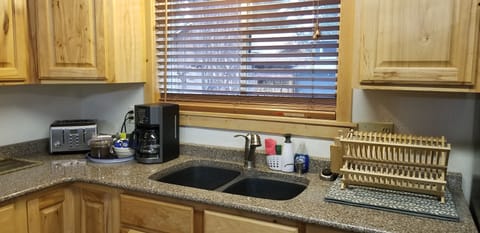 fully stocked kitchen