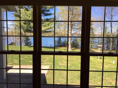 Truly a lakefront view!