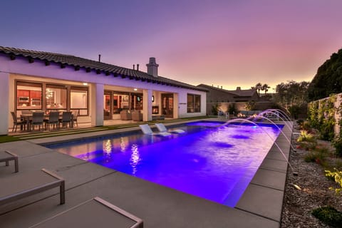 Go for a night swim with color changing LED lights