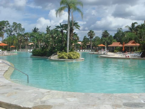 Falling Waters' superb pool and surroundings